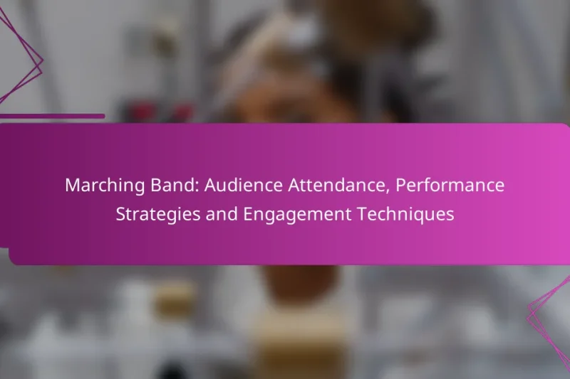 Marching Band: Audience Attendance, Performance Strategies and Engagement Techniques