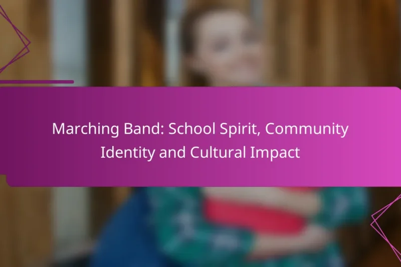 Marching Band: School Spirit, Community Identity and Cultural Impact