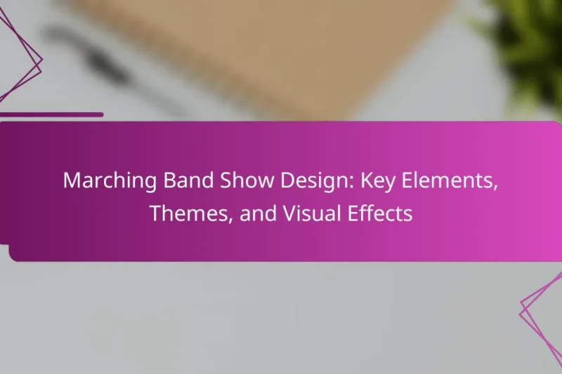 Marching Band Show Design: Key Elements, Themes, and Visual Effects
